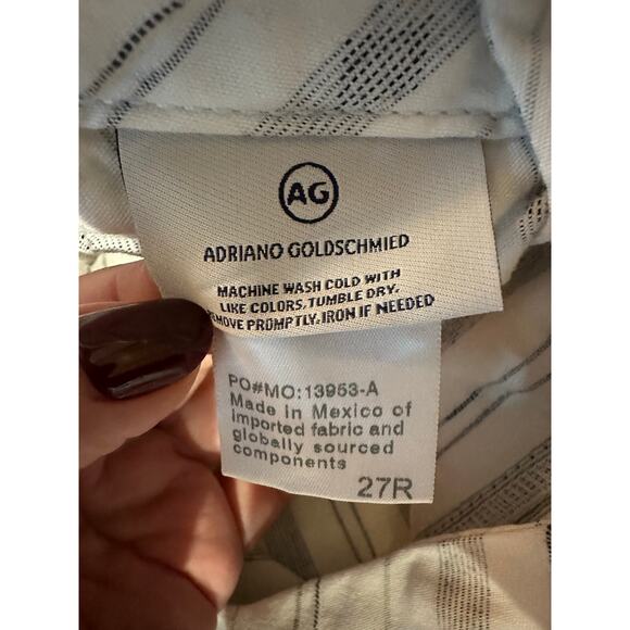 AG Adriano Goldschmied Women's Hadley High Rise Pleated Culotte – Size 27R – NWT - Picture 6 of 9